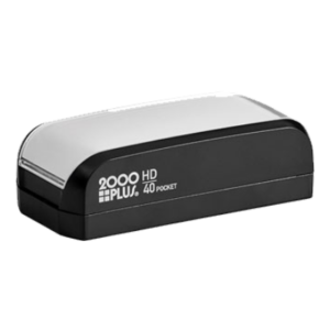 2000 Plus HD-40 Pre-Inked Pocket Stamp