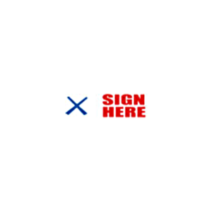 Accustamp Sign Here- 2 Color