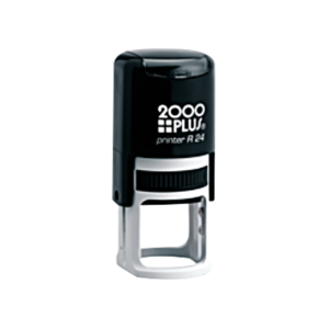 Printer R 24 Round Stamp